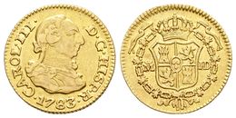 556 CARLOS III. 1/2 Escudo. 1783. Madrid JD. Cal-774. Au. 1,76g. MBC. - Otros & Sin Clasificación