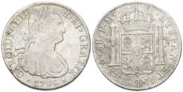 571 CARLOS IV. 8 Reales. 1798. México FM. Cal-692. Oxidaciones Limpiadas. Ar. 26,53g. MBC. - Sonstige & Ohne Zuordnung