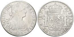 573 CARLOS IV. 8 Reales. 1802. México FT. Cal-698. Ar. 26,49g. MBC-. - Sonstige & Ohne Zuordnung