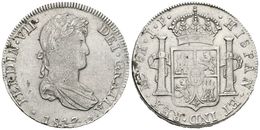 606 FERNANDO VII. 8 Reales. 1817. Lima JP. Cal-485. Ar. 26,67g. MBC. - Altri & Non Classificati