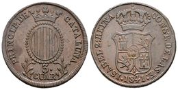 644 ISABEL II. 3 Cuartos. 1876. Barcelona. Cal-708. Ae. 7,14g. MBC. - Altri & Non Classificati