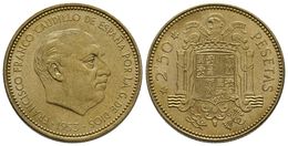 756 ESTADO ESPAÑOL. 2,50 Pesetas. 1953 *19-71. Procedente De Tira F.N.M.T. Cal-73. 6,91g. Mínimas Marquitas. SC-. - Altri & Non Classificati