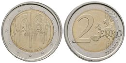 776 JUAN CARLOS I. 2 Euros. 2010 (Conmemorativo). Acuñación Desplazada, Canto Corona Y Núcleo Irregular. 8,48g. EBC. - Altri & Non Classificati