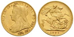 789 AUSTRALIA. Sovereign. 1897. Sidney S. Km#13. Au. 7,97g. MBC. - Andere & Zonder Classificatie