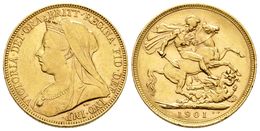 791 AUSTRALIA. Victoria. Sovereign. 1901. Melbourne M. Km#13. Au. 7,97g. EBC-. - Otros & Sin Clasificación