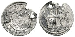807 ESLOVENIA Y CROACIA. Stephan IV. Denario. (1270-1272). Zagreb. Rengjeo 118 Var. (legend); D&D 10.1.1. Ar. 0,57g. Dos - Andere & Zonder Classificatie