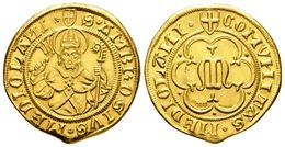 851 ITALIA. 2ª República. Ambrosino De Oro O Florin. 1447-1450. Milan. Au. 7,06g. (Reacuñación 1970). SC. - Andere & Zonder Classificatie