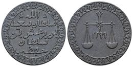 885 ZANZIBAR. Sultán Barghash Ibn Sa'id. 1 Pysa. 1299AH (1881). Km#1. Ae. 6,04g. Buen Ejemplar. MBC+. - Otros & Sin Clasificación