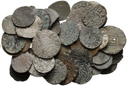 892 EPOCA MEDIEVAL. Lote Compuesto Por 50 Monedas De Diferentes Tipos Y Reyes, Incluyendo Algunas Blancas De Reyes Catól - Andere & Zonder Classificatie