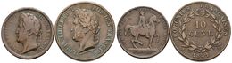 921 FRANCIA. Lote Compuesto Por 10 Centimes De Luis Felipe I De 1841. Paris A. Km#13 Y Una Medalla Del Duque De Orleans. - Andere & Zonder Classificatie