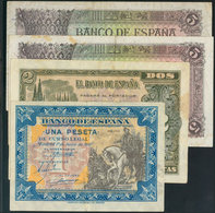981 Conjunto De Billetes Del Estado Español. BC/MBC. - Altri & Non Classificati