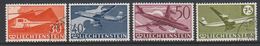 Liechtenstein 1960 Airmail Stamps 4v Used  (39139D) - Poste Aérienne