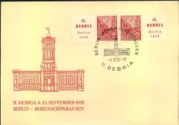 1959, DEBRIA Zusammendruck Zf/20 Pfg/20 Pfg""Zf Auf FDC Mit SSt. (Michel 130,- - Covers & Documents