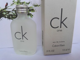 Miniature Parfum    Homme CK - Miniatures Hommes (avec Boite)