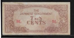 Japon - Japanese Governement - 10 Cents - B/TB - Giappone