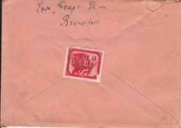WORKERS GAMES, SPORTS, STAMP ON REGISTERED COVER, 1953, ROMANIA - Cartas & Documentos