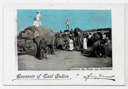 CPA éléphant ELEPHANT Non Circulé Inde India - Éléphants