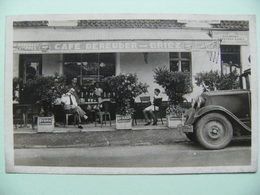 Carte Photo 62 Ardres En Calaisis - Café.Estaminet Dereuder-Briez - Vue Sur Terrasse Et Pub BYRRH   A Voir ! - Ardres