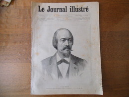 LE JOURNAL ILLUSTRE 20 JUILLET 1884 VICTOR MASSE,FÊTE NATIONALE DU 14 JUILLET REVUE DES BATAILLONS SCOLAIRES,FEU D'ARTIF - 1850 - 1899