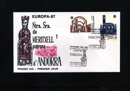 Andorra Spanish 1987 Michel 193-194 Europa Cept FDC - 1987