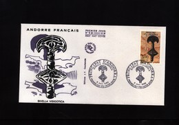 Andorra French 1989 Michel 402 FDC - Cartas & Documentos