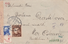 Slovaquie Lettre Recommandée Bratislava 1943 - Lettres & Documents