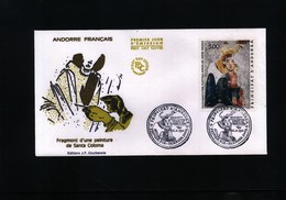 Andorra French 1990 Michel 417 FDC - Briefe U. Dokumente