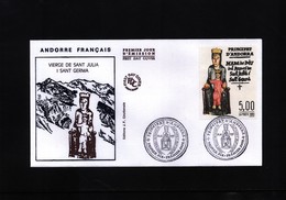 Andorra French 1991 Michel 433 FDC - Covers & Documents