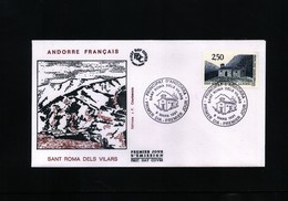 Andorra French 1991 Michel 421 FDC - Briefe U. Dokumente