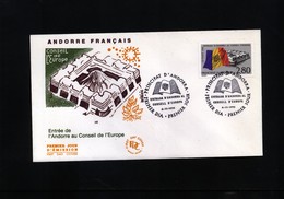 Andorra French 1995 Michel 487 FDC - Lettres & Documents