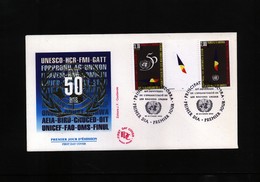 Andorra French 1995 Michel 485-86 FDC - Lettres & Documents