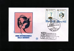 San Marino 1985 Michel 1321-22 FDC - Storia Postale