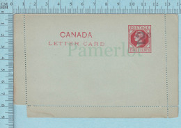 Letter Card - 1893, Stationary Revalued Issues 2¢ On A 3¢, UL9, Cover Philipsburg Ontario  1908 Send To New Yo - Storia Postale