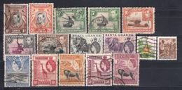 Lot 146 Kenia, Uganda, Tanganyika 1935/59  16 Different - Kenya, Ouganda & Tanganyika