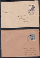 CZECHOSLOVAKIA, 1962,  4  Different Covers Posted To India, - Omslagen