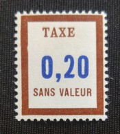 France Fictifs  Taxe Neuf N° 23 - Ficticios