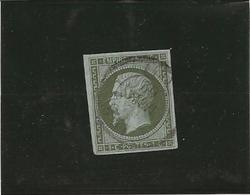 TIMBRE NAPOLEON III NON DENTELE N° 11 - TB  -ANNEE 1860  - COTE : 90 € - 1853-1860 Napoleone III