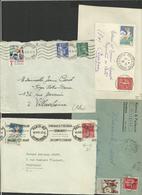 4 Devants De Lettres Avec Vignettes Antituberculose Années 1930 - Lettres & Documents