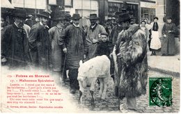 Cpa Foires En Morvan - Malheureuse Spéculation, Texte Dans Le Dialecte Local - Paysans, Veau - Ferias