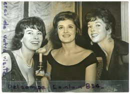 - Photo De Presse - Original - Magali NOEL, Rossana PODESTA, Dawn ADDAMS, Chez Maxim 's, Film, 04-03-1959,  TBE, Scans. - Famous People