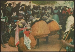 Postal Guiné Portugal - Guiné Portuguesa - Dança De Defuntos Em Bijagós - CPA - Postcard - Guinea Bissau