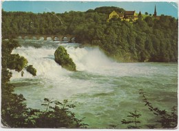 Rheinfall, Mit Schloss Laufen, Used Postcard [21307] - Laufen-Uhwiesen 