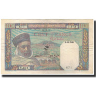 Billet, Algeria, 100 Francs, 1940-10-09, KM:85, TTB+ - Algérie