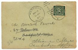 Germany 1947 Cover Bad Schandau To Hatfield, Massachusetts, Scott 551 - Lettres & Documents