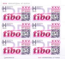 2018. Belarus, XXV International Forum TIBO, Sheetlet, Mint/** - Belarus