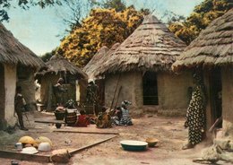 CARTE POSTALE D AFRIQUE  - VILLAGE AFRICAIN - TOGO ? - Togo