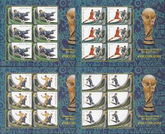 Transnistria Moldova 2018  Football. FIFA World Cup In Russia MNH Set 4 Sheets - 2018 – Russia