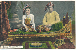 BIRMANIE - Burmese Prince And Princess - D. A. Ahuja, Rangoon - Myanmar (Burma)