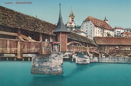 SUISSE . LUZERN . Spreuerbrücke - Luzern