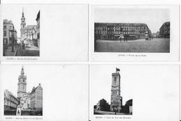 MONS ..-- 4 Cartes Anciennes Différentes De MONS . - Mons